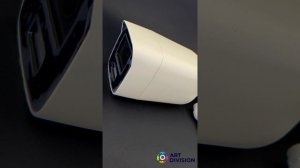 Покраска видеокамеры Hikvision в оттенок 1013 палитры RAL