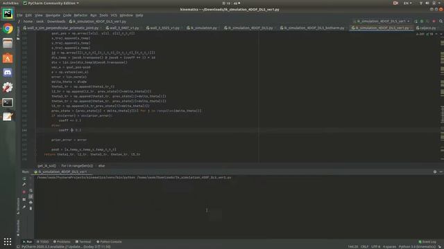 Inverse kinematics with Pseudo Inverse/Damped Least Squares method (with python) смотреть онлайн