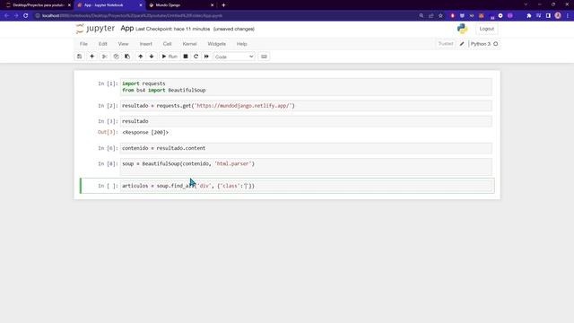 Introducción a Web Scaping en Python con Beautiful Soup | Práctica смотреть онлайн