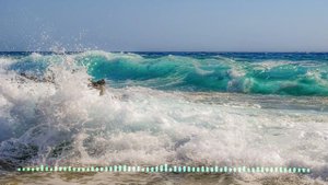 Просто расслабьтесь и насладитесь морскими волнами, разбивающимися о берег с ASMR  эффектом ??