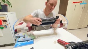 PCP EGgun Леший 2.0. ЗАМЕНА ШТАТНОЙ КОЛБЫ НА УВЕЛИЧЕННУЮ 0.36 литра