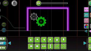 Туториал по Декору(Неон и шип) | Geometry Dash туториалы