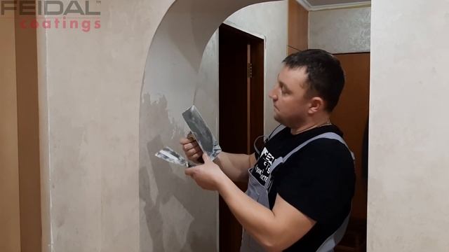 Советы и тонкости в нанесении декоративной штукатурки! Отделка арочных проемов! смотреть онлайн