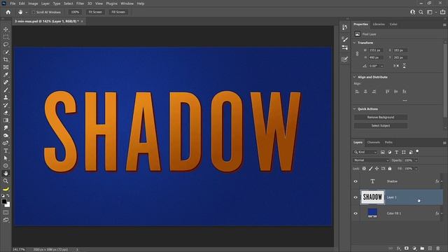 Photoshop How-To: Create a Long Shadow Effect смотреть онлайн