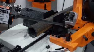 Ленточнопильный станок  серии SBS 125G  резка трубы под углом