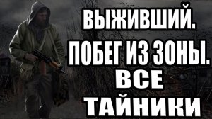 ВСЕ ТАЙНИКИ В STALKER:Выживший.Побег из Зоны.