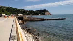 Крым. ЮБК. Партенит 2022. Прогулка по набережной возле отеля Аю-Даг Resort&Spa.