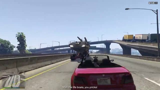 ЛЕТАЮЩАЯ МАШИНА В GTA