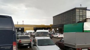 Уфа.  Дёмский вещевой рынок.