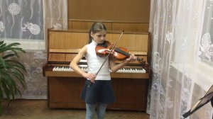 Бах Менуэт скрипка Bach Minuet violin 17 December 2022