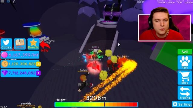 6 SECRET LEGENDARY BOOST CODES IN BUBBLE GUM SIMULATOR! Roblox смотреть онлайн