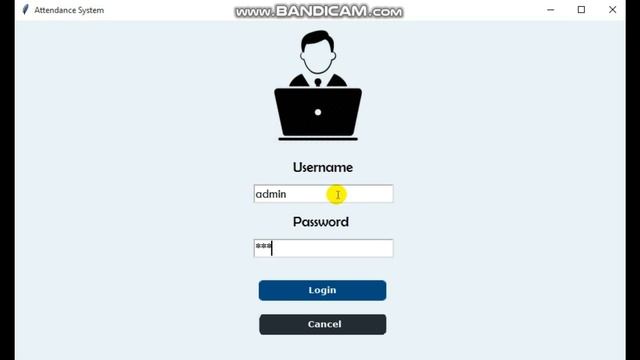 Attendance Management System using Python, Tkinter and Filing