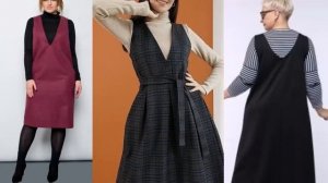 ТЁПЛЫЕ САРАФАНЫ В СЕЗОНЕ 2023 ДЛЯ ЖЕНЩИН ЗА 50