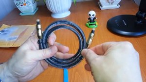 Качественный оптический аудио-кабель Toslink на eBay.
