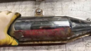 Как очистить ржавчину с хрома на мотоцикле?