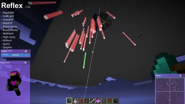 Minecraft - REFLEX 1.8 - 1.8.9 Hacked Client - WiZARD HAX смотреть онлайн