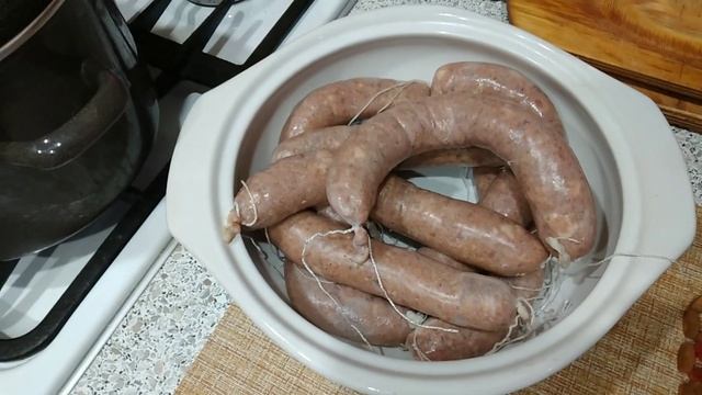 Делаем домашнюю колбаску для копчения. смотреть онлайн