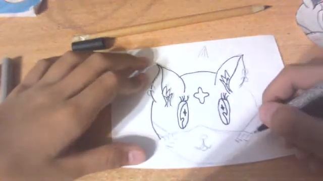 Как нарисовать серого котика-девочку смотреть онлайн