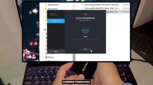 Samsung Portable SSD T7 Touch Unboxing + Setup | 2021