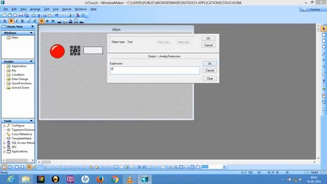 InTouch SCADA : User Input Text Box and Object Vertical slide Property - Tutorial for Beginner смотреть онлайн