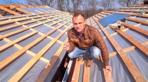 Строительство 4-х скатной крыши с фронтоном. Пошаговая инструкция.