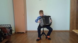 Пономарев Кирилл, 2 класс, Смоленская ДШИ. Полька.