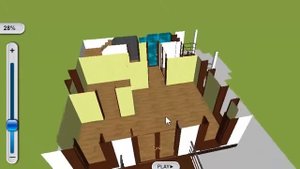 Разноуровневая двускатная крыша одноэтажного дома с мансардой