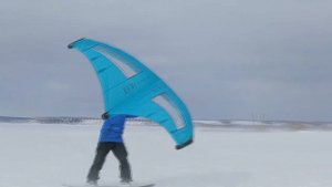 Винг катание на сноуборде