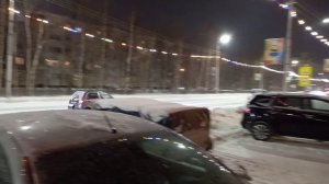 Вечерний Сургут. Проспект Ленина.