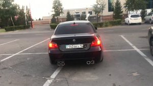 Е60 звук выхлопа 2