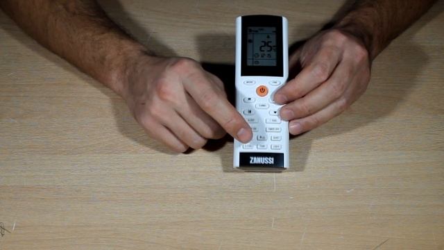 Пульт кондиционера ZANUSSI Инструкция по управлению кондиционером и его режимами