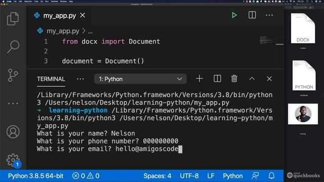 Adding Pictures to Word Documents | Python Tutorial #19