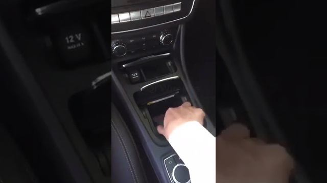 Mercedes Benz A Class GLA CLA Accessories Qi Wireless Charger Demo Video