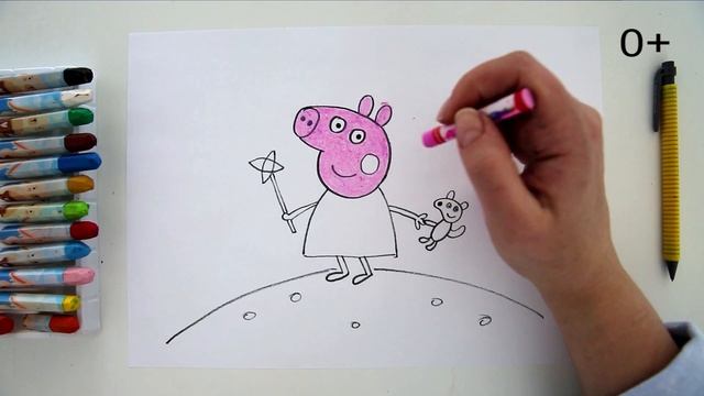 #какнарисовать #СВИНКАПЕППА Уроки Рисования Для Детей #PEPPAPIG #MAGPIE #drawforchildren
