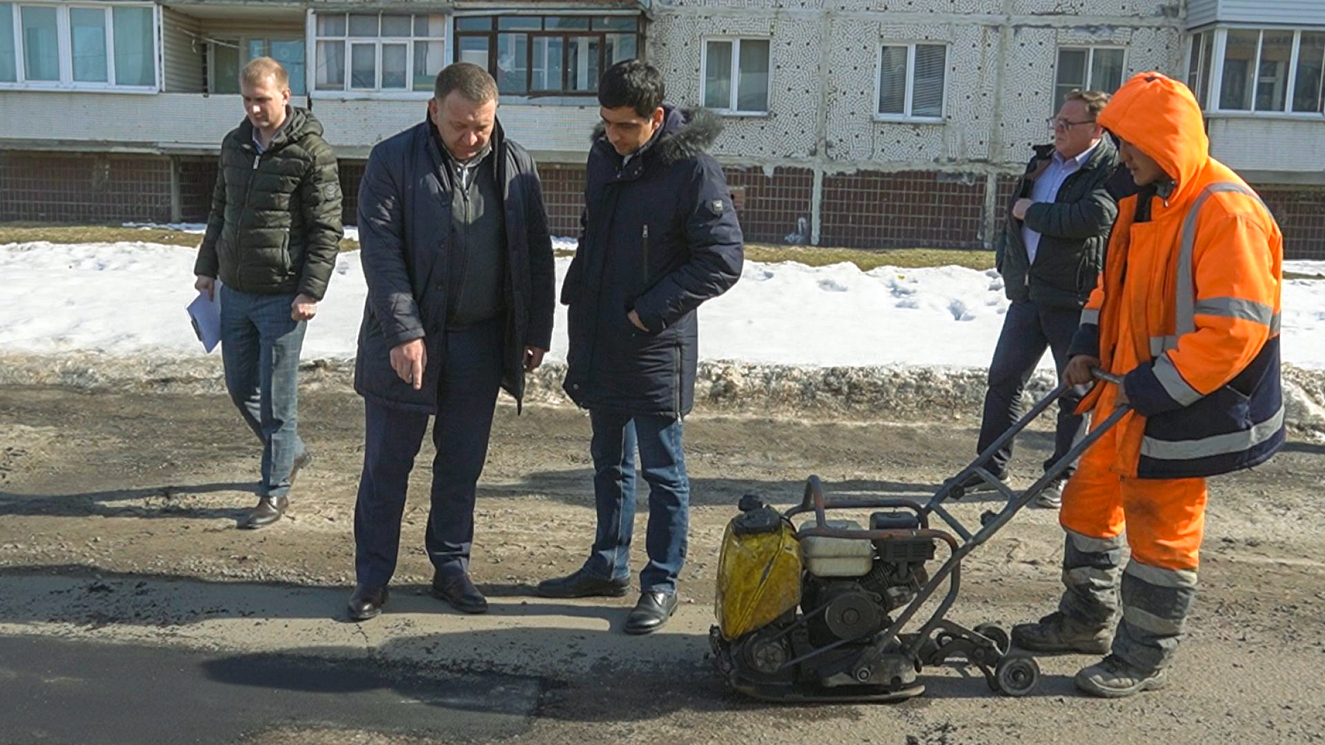 Содержание территорий округа проверил Андрей Морев в ходе еженедельного объезда