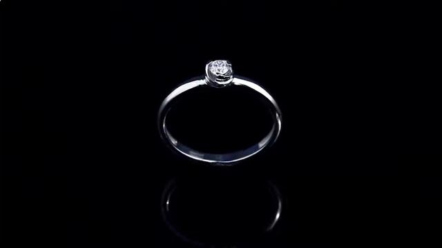 Platinum Lab. Помолвочное кольцо из платины с бриллиантом ПК 203-01 смотреть онлайн