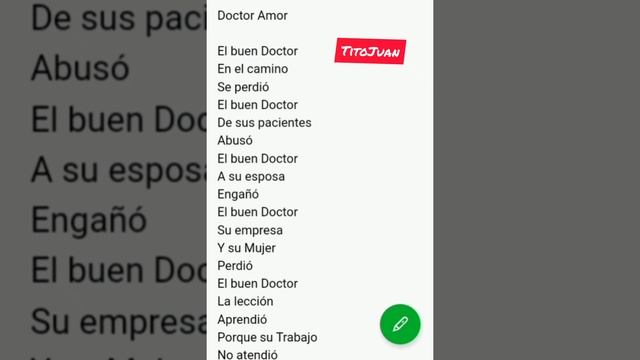 Doctor Amor / TitoJuan