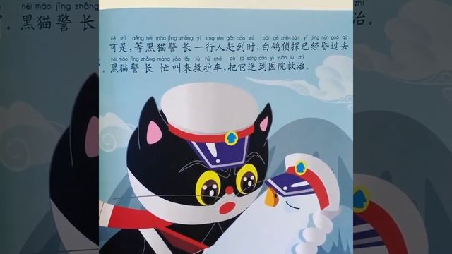 ЧЕРНЫЙ КОТ ПОЛИЦЕЙСКИЙ 5 книг на китайском языке для детей начинающих изучать китайский язык