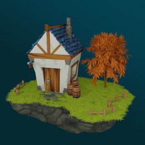 В SketchUp повторяем сценку из урока по Blender.