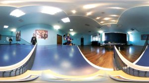 Table Tennis Robots Butterfly vs Virbox in 360 degrees video