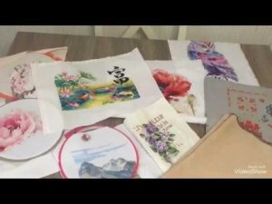 Вышивка крестом, мои готовые и начатые процессы
