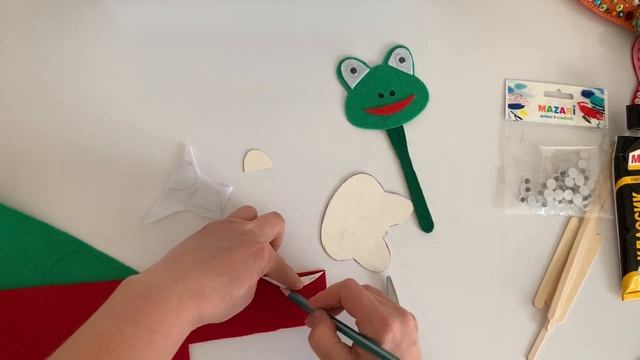 Закладка для книг из фетра «лягушонок» смотреть онлайн