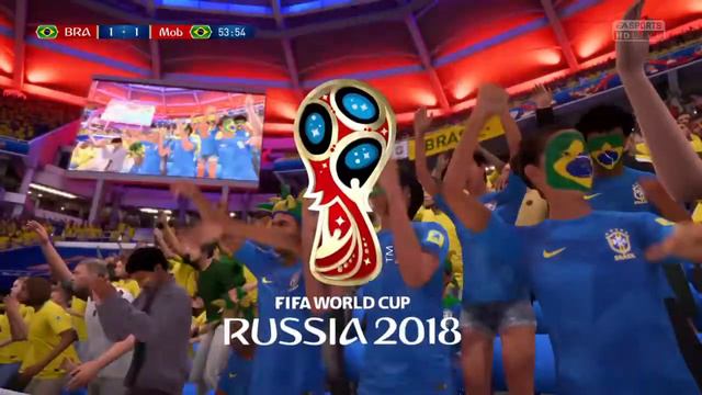 Fifa 18 World cup 2018 Russia playoff game 1 vs Brzail смотреть онлайн