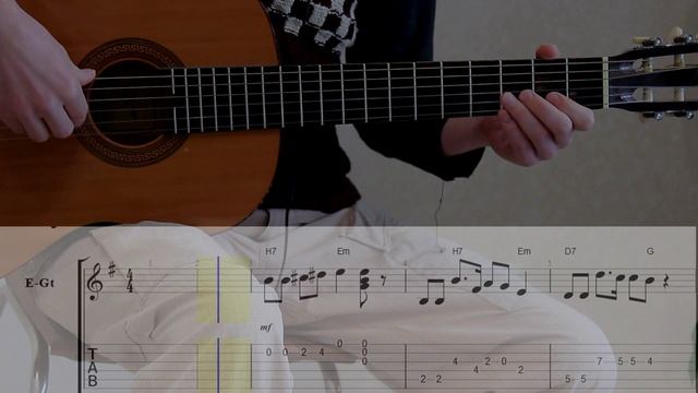 Кабы не было зимы. Гитара. Ноты. Аккорды. Табы смотреть онлайн