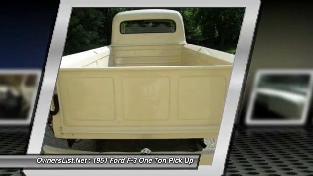 1951 Ford F-3 One Ton Pick Up JS225 смотреть онлайн
