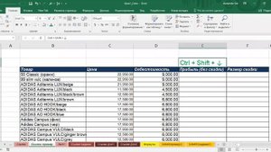 Горячие клавиши в Excel (базовое видео)