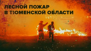 В Тюменской области ликвидируют пожар в селе Успенка