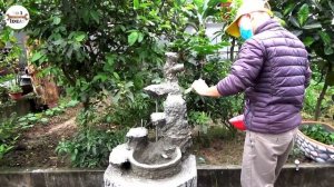 Creative Ideas From Styrofoam - Make Your Own Beautiful Fountain Very Simple - For Your Family