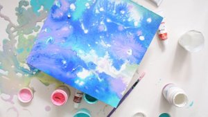 DIY / КАК НАРИСОВАТЬ КАРТИНУ НЕ УМЕЯ РИСОВАТЬ / ТВОРЧЕСКИЙ ЧЕЛЕНДЖ / PAINTING