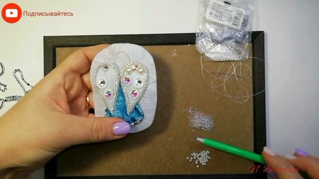 ПАЯЛЬНИК В ПОМОЩЬ!!!!!   МК Брошь Ангел.Brooch angel beaded.DIY.#Вышивкаброшкиизбисера.Soldering !! смотреть онлайн